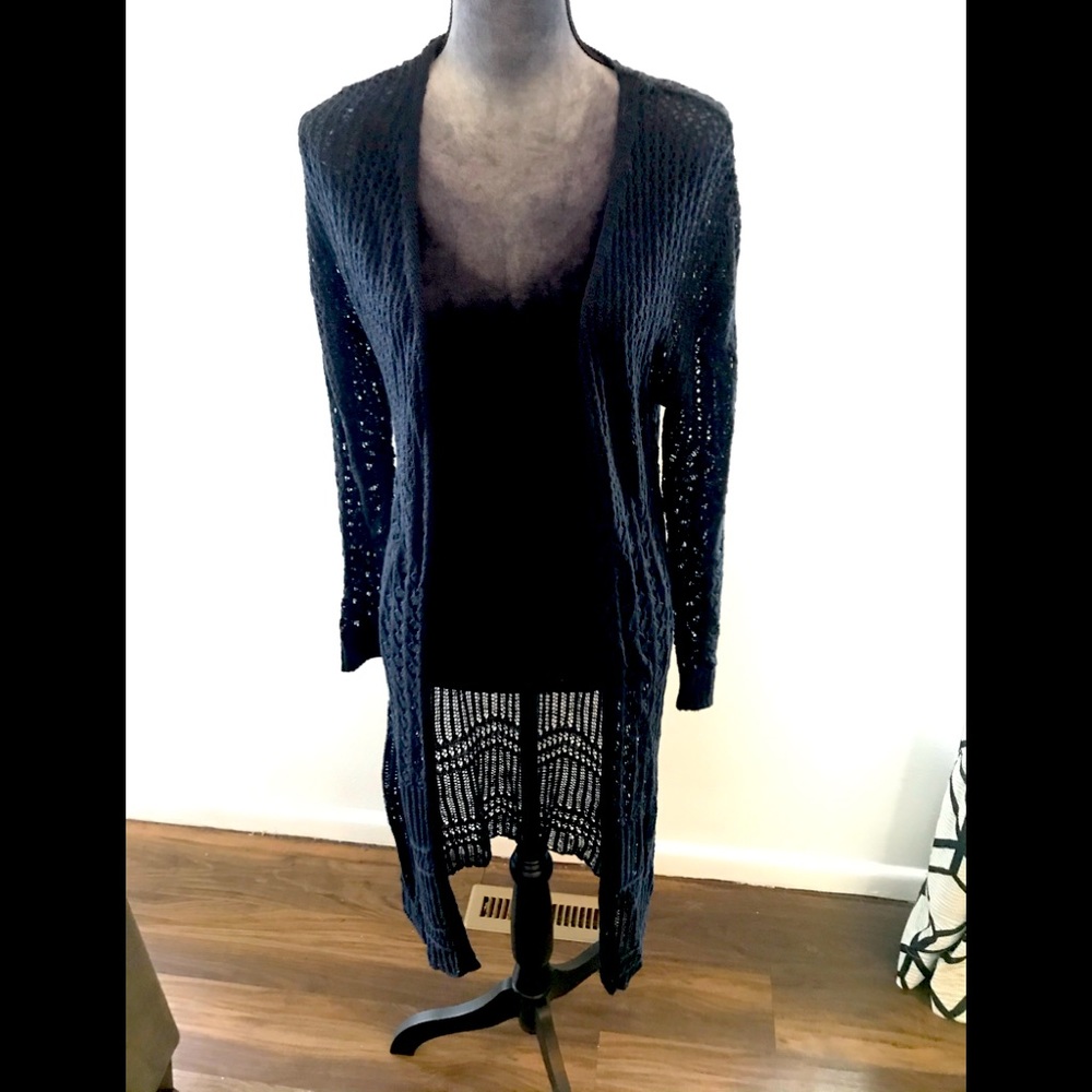 Navy Blue Long cardigan